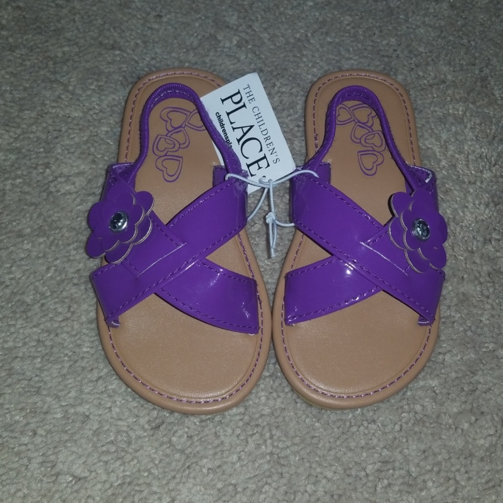 Purple TCP sandals